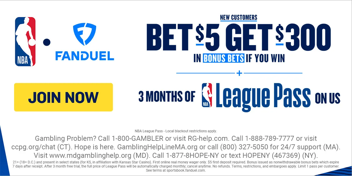 FanDuel 2024 NBA LeaguePass Offer