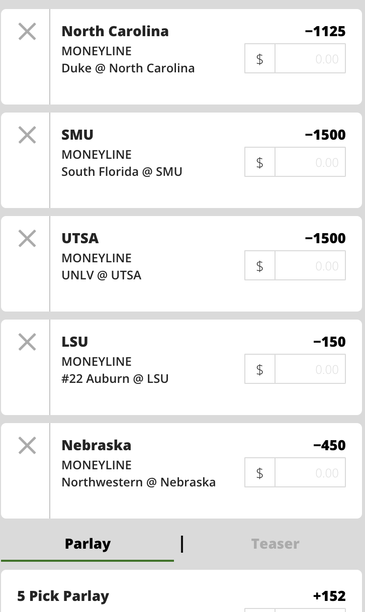 NFL parlays Week 5: Best parlay picks this week 